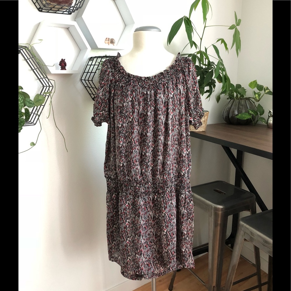 BCBG Allover Printed Romper